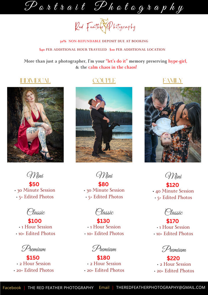 Portraits Single Couple Family